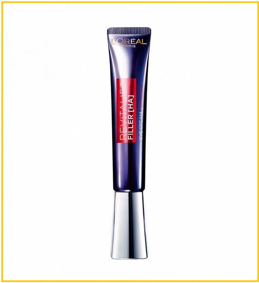 L'OREAL LOREAL PARIS REVITALIFT FILLER [HA] EYE CREAM FOR FACE 30ML 活力緊緻透明質酸紫熨斗全臉撫紋眼面霜