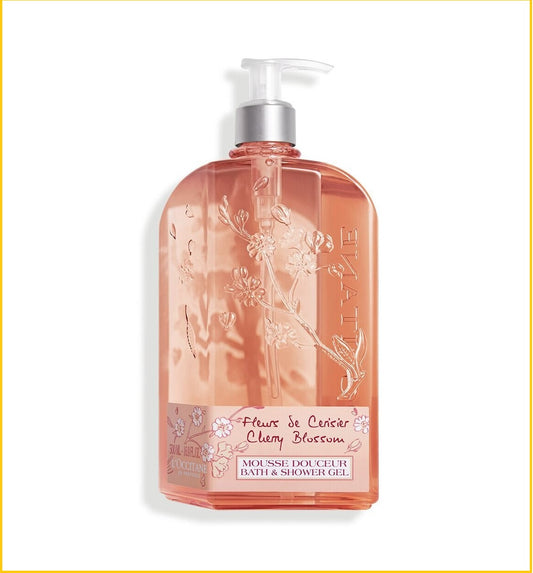 L'OCCITANE LOCCITANE CHERRY BLOSSOM BATH & SHOWER GEL 500ML 櫻花沐浴啫喱