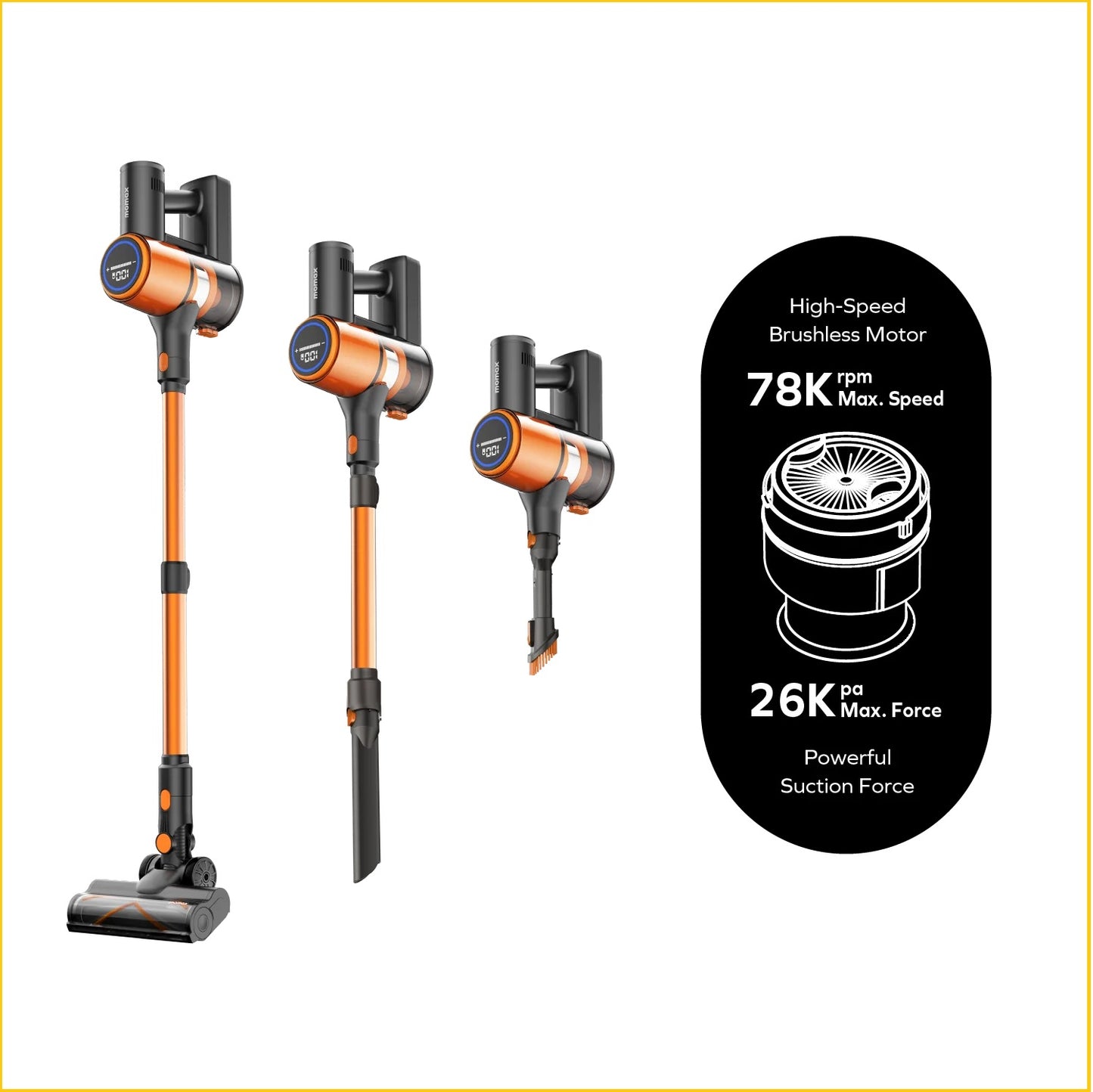 MOMAX 1-HOME RO7 CORDLESS VACUUM CLEANER RO7UKD 摩米士無線吸塵機