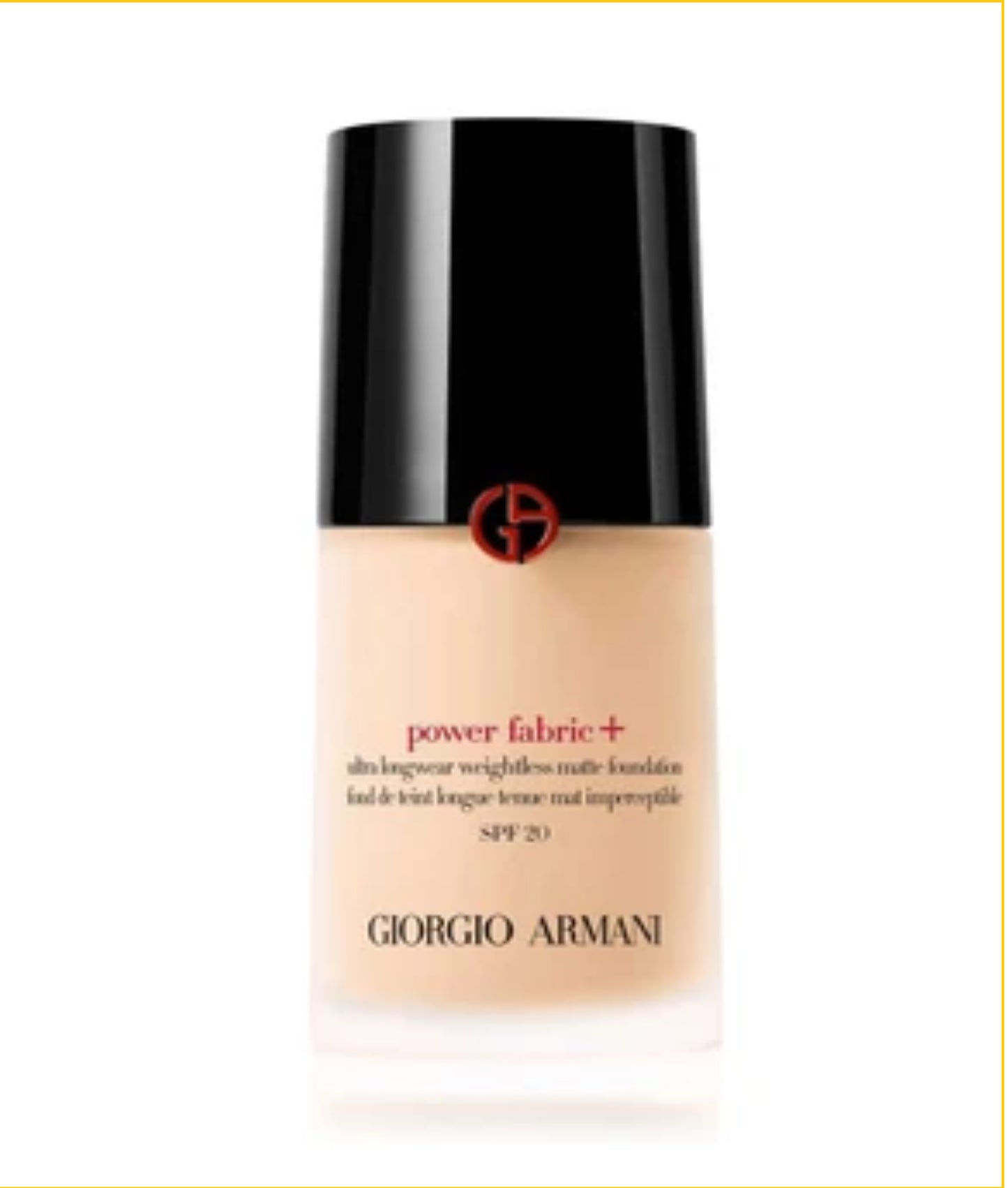 GIORGIO ARMANI POWER FABRIC + LONGWEAR HIGH COVERAGE FOUNDATION #1.5 30ML 升級版零瑕持久粉底液