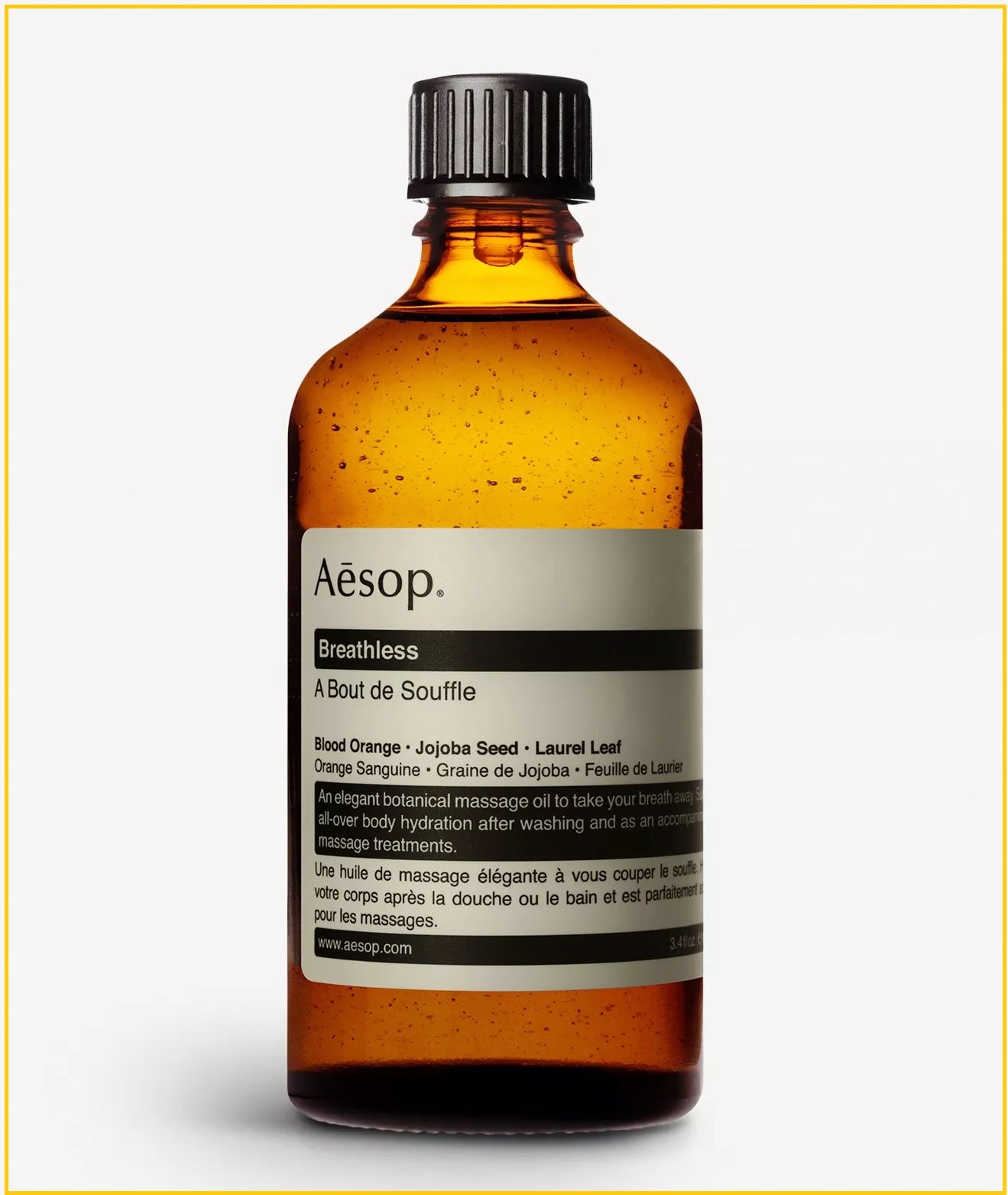 AESOP BREATHLESS HYDRATING BODY TREATMENT 100ML 屏息以待身體護理精油