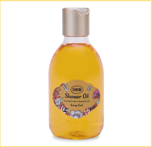 SABON SUNNY LUSH SHOWER GEL 300ML 艷陽綠茵柔膚滋養沐浴油