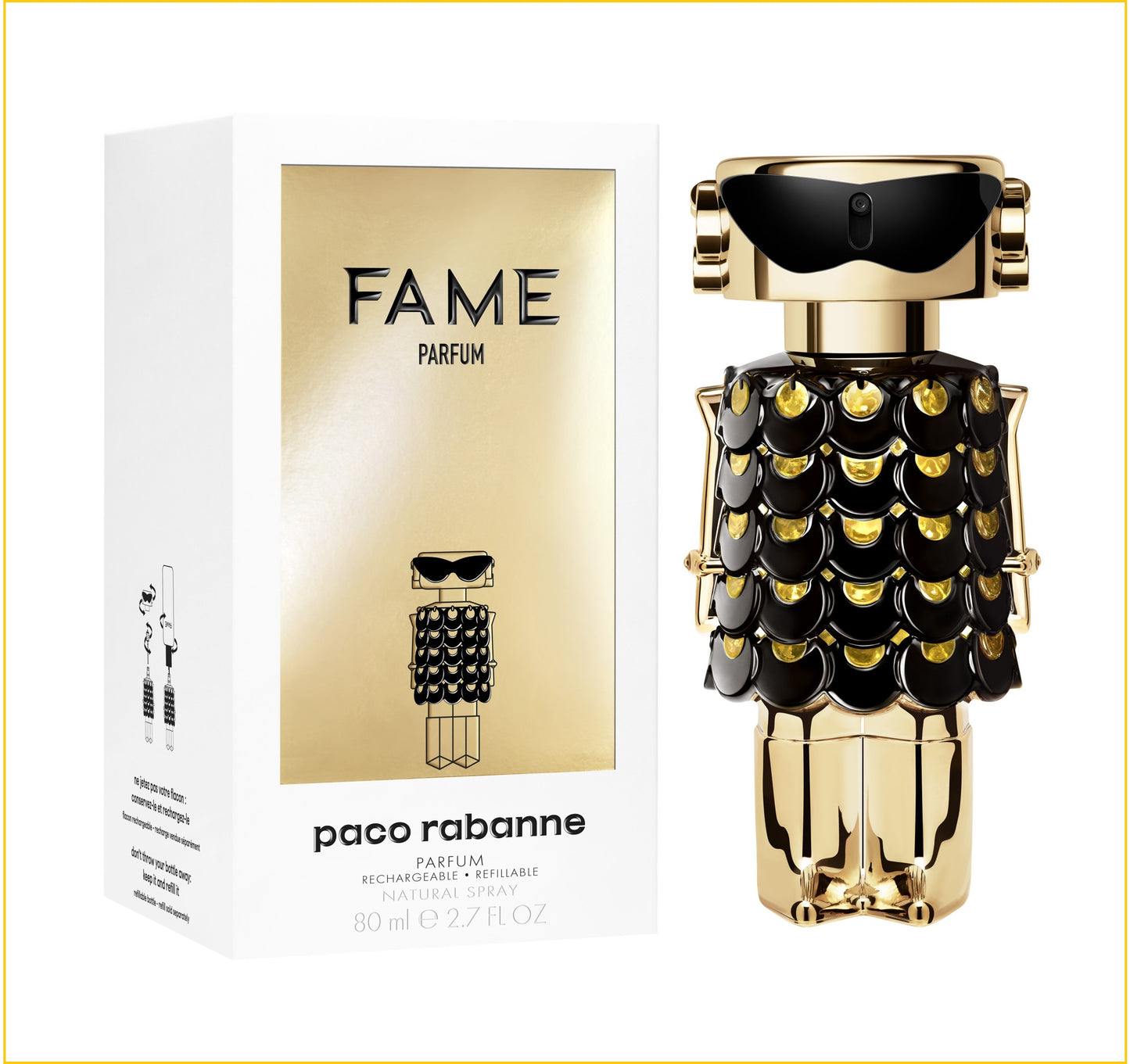 PACO RABANNE FAME EAU DE PARFUM SPRAY 50ML / 80ML 名望女士濃香水