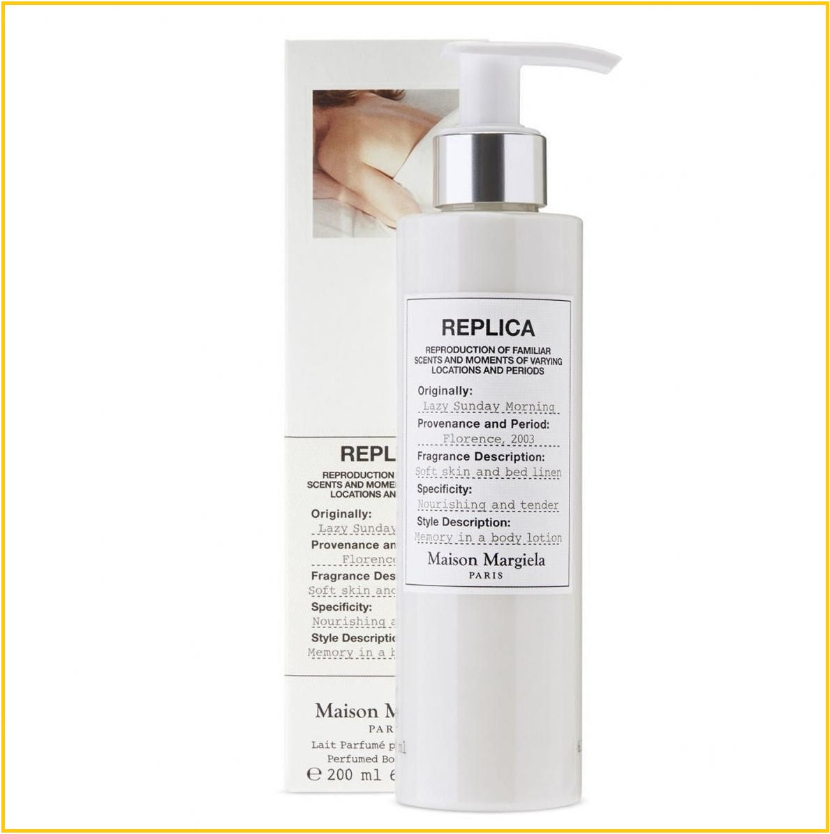 MAISON MARGIELA MMM REPLICA LAZY SUNDAY MORNING BODY LOTION 200ML 慵懶週末身體乳潤膚乳