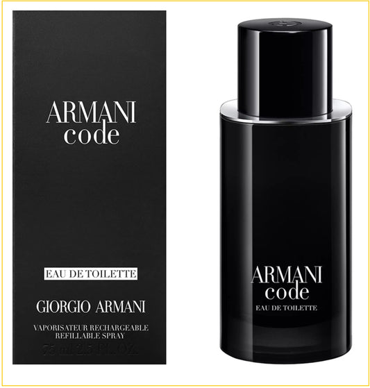 GIORGIO ARMANI MEN'S ARMANI CODE EAU DE TOILETTE SPRAY 75ML 黑色印記密碼男士淡香香水