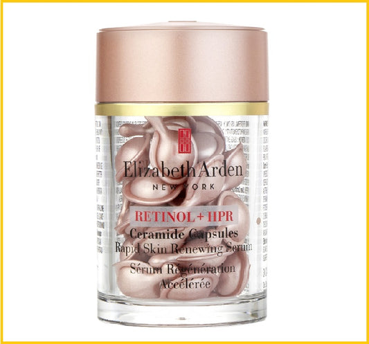 ELIZABETH ARDEN RETINOL + HPR CERAMIDE RAPID SKIN RENEWING SERUM 30 CAPSULES 升級版黃金導航抗皺膠囊