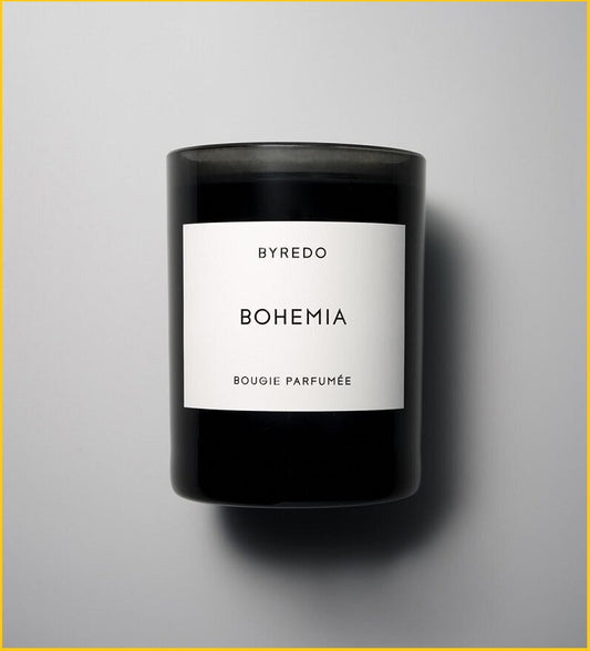 BYREDO SCENTED CANDLE #BOHEMIA / #FLEUR FANTOME / #COTTON POPLIN / #SYMPHONIQUE / #SUMMER RAIN / #BURNING ROSE 240G 滋潤室內香薰蠟燭