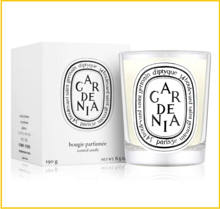 DIPTYQUE UNISEX GARDENIA SCENTED CANDLE 190G 梔子花香氛蠟燭