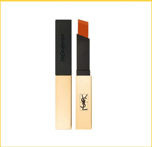 YSL YVES SAINT LAURENT ROUGE PUR COUTURE THE SLIM LEATHER MATTE LIPSTICK #23 / #38 / #416 / #1966 / #2024 2.2G 小金條奢華緞面絲絨唇膏