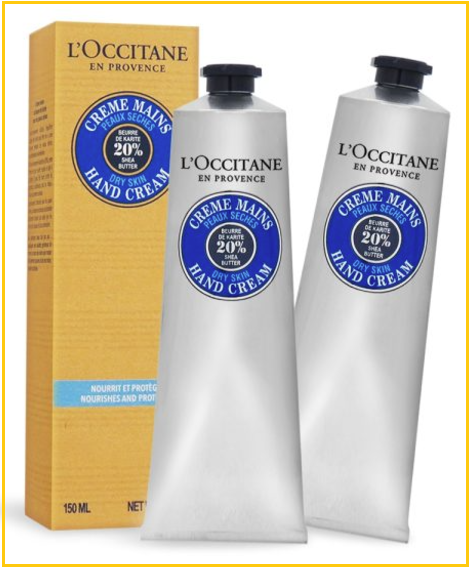 L'OCCITANE SHEA BUTTER 20% HAND CREAM 150ML*3  歐舒丹 乳木果20%潤手霜150ML X 3支