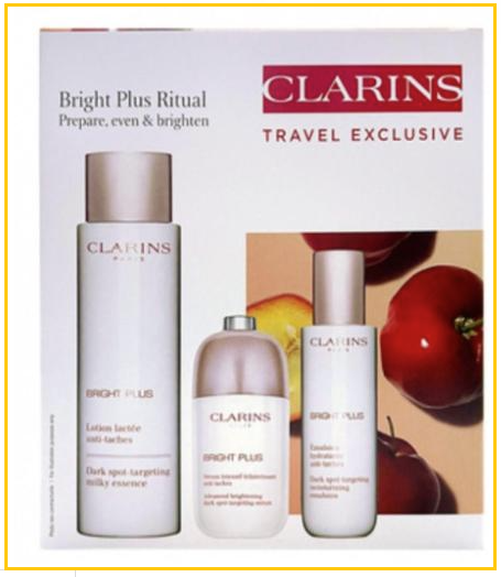 CLARINS BRIGHT PLUS RITUAL GIFT SET 3PCS 嬌韻詩 透亮煥白三件套裝