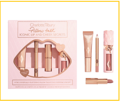 Charlotte Tilbury CT 假日套組四件套 Pillow Talk Iconic Lip and Cheek Secrets